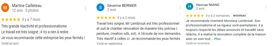 lire les avis google